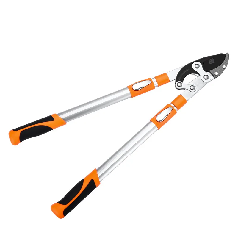 High-Quality SK5 Steel Telescopic Pruning Shears, Labor-Saving Thick Branch Cutter, Extendable Garden Lopper for Fruit Trees