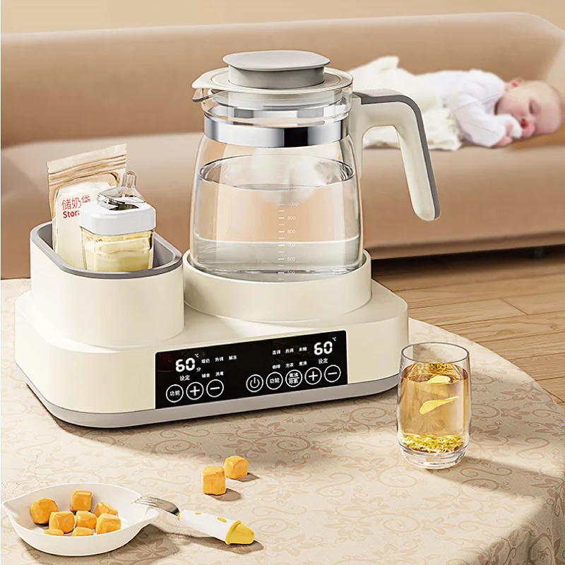 

1300ml Smart Electric Kettle Home Baby Milk Regulator Multifunction Insulated Bottle Sterilizer 2-in-1 Machine Warm Milk Kettle