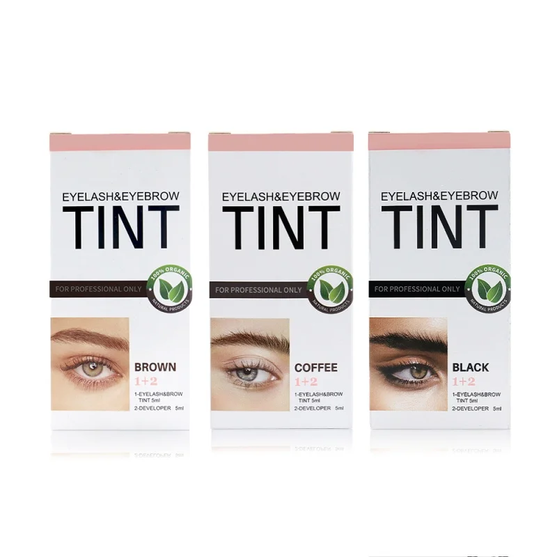 3 colori ciglia sopracciglio colorante tinta kit tinta veloce sopracciglio gel colorante crema per sopracciglia sopracciglia potenziatori henné mascara strumento di trucco