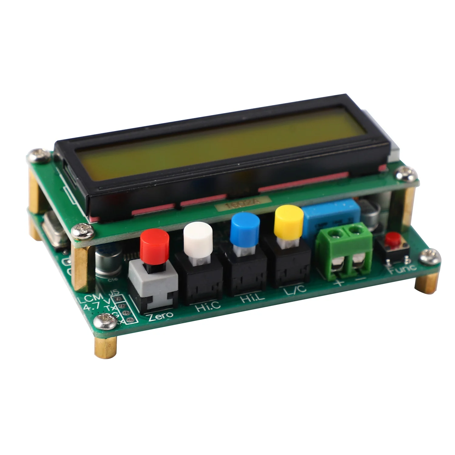Imagem -06 - Digital Lcd de Alta Precisão Capacitância l c Medidor Capacitor Tester Frequência 1pf100mf 1uh-100h Lc100-a Mais t Lc100-a