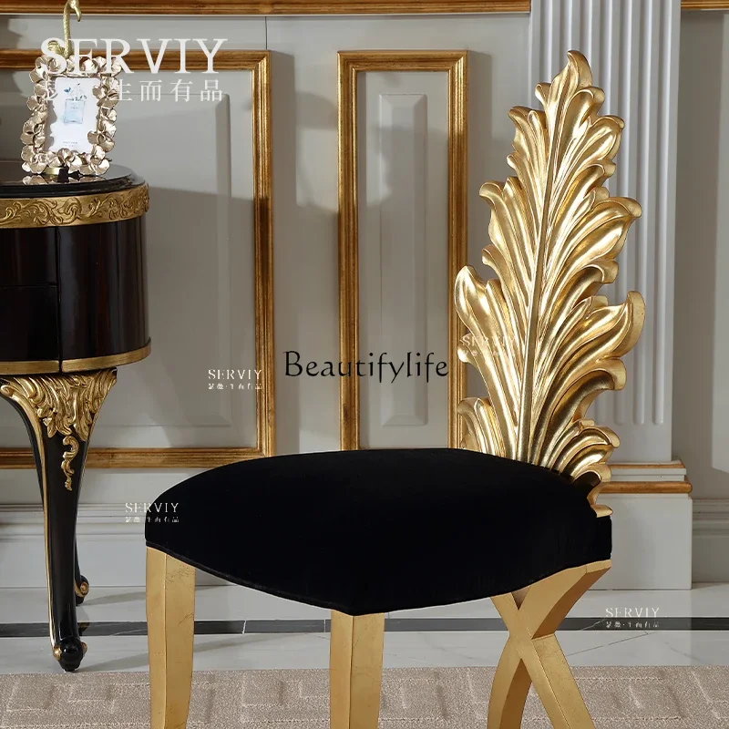 LXFrench neoclassical solid wood dressing table European style cloakroom Master bedroom dressing tableSSS