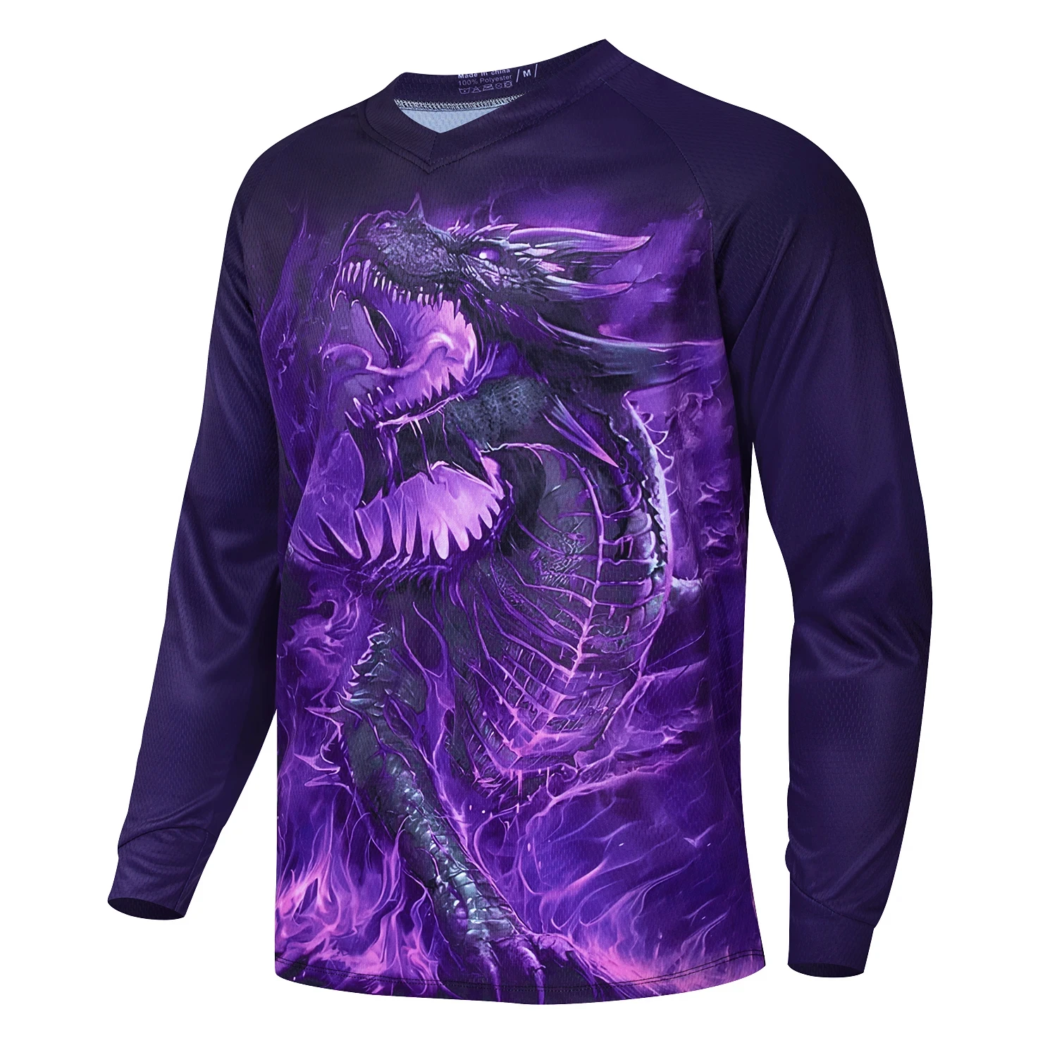 

Outdoor Sports Shirt Men's Bicycle Downhill Clothing Long-sleeved Mountain Bike Motorcycle Off-road Quick-drying Sunscreen Top