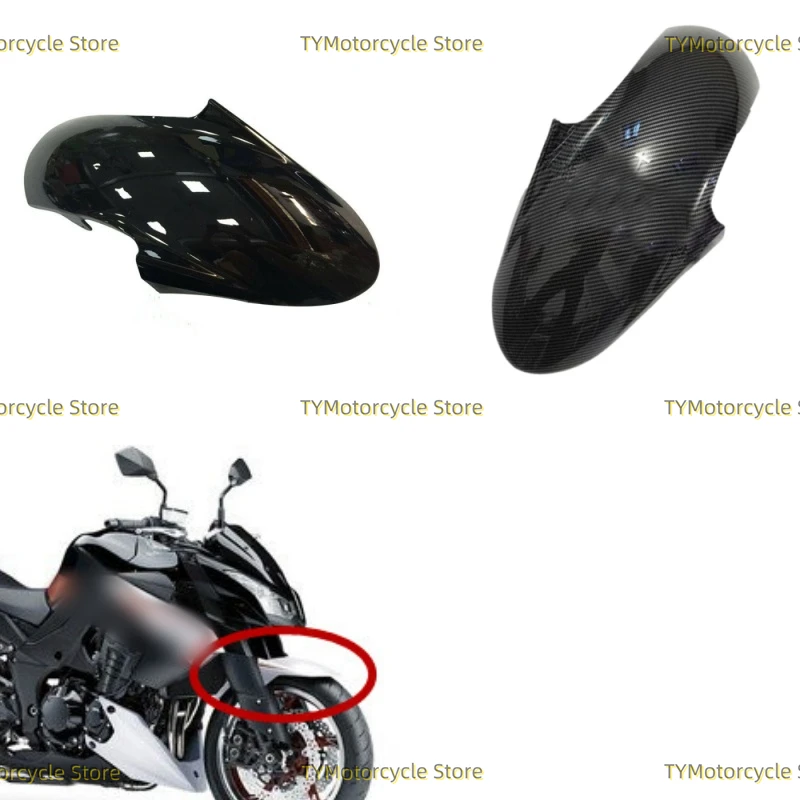 

Front Fender Splash Mud Dust Guard Mudguard Fairing Mudflap Fit For KAWASAKI Z1000 Z 1000 2010 2011 2012 2013