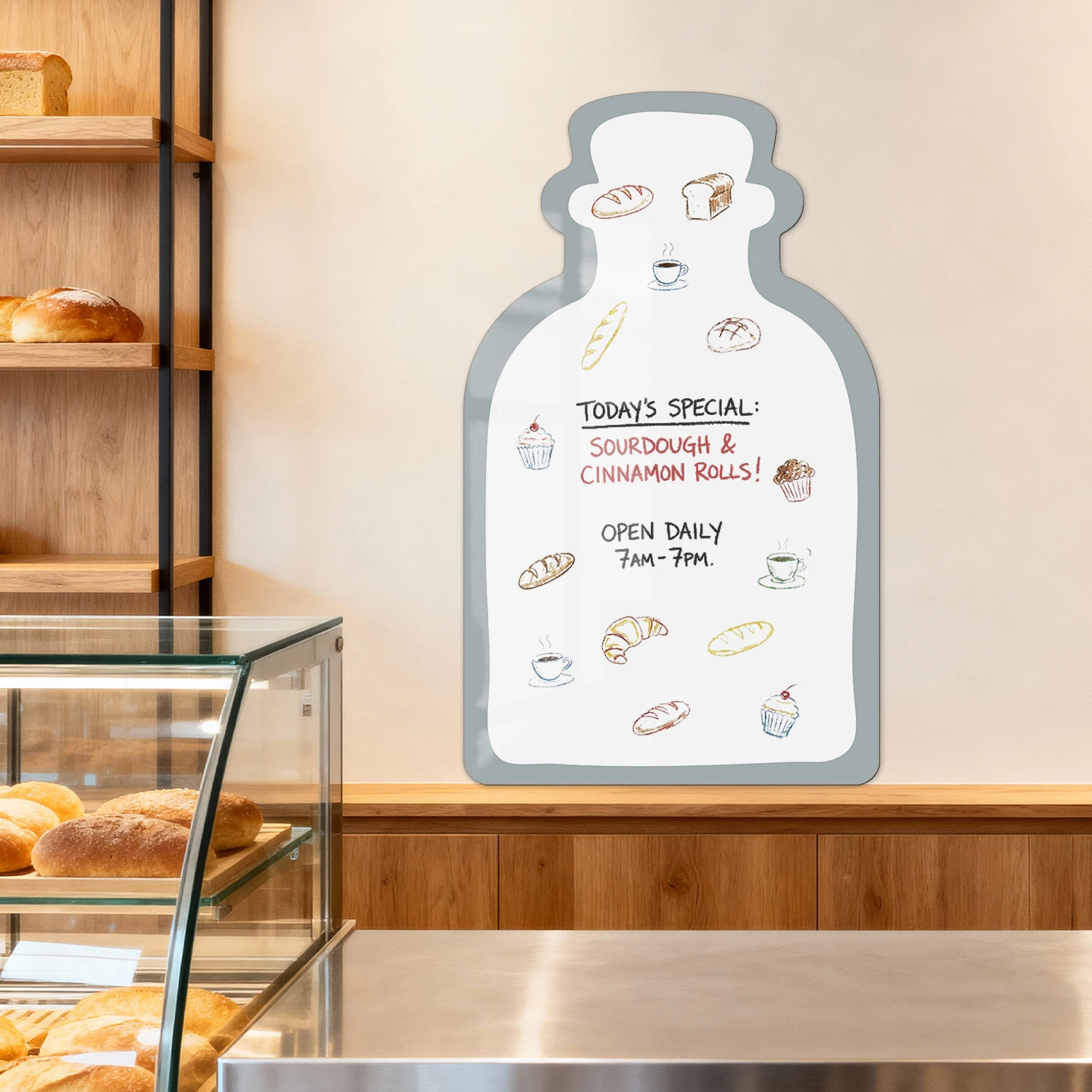 

Self adhesive magnetic whiteboard sticker - wall peeling adhesive dry wiping board, reusable home whiteboard