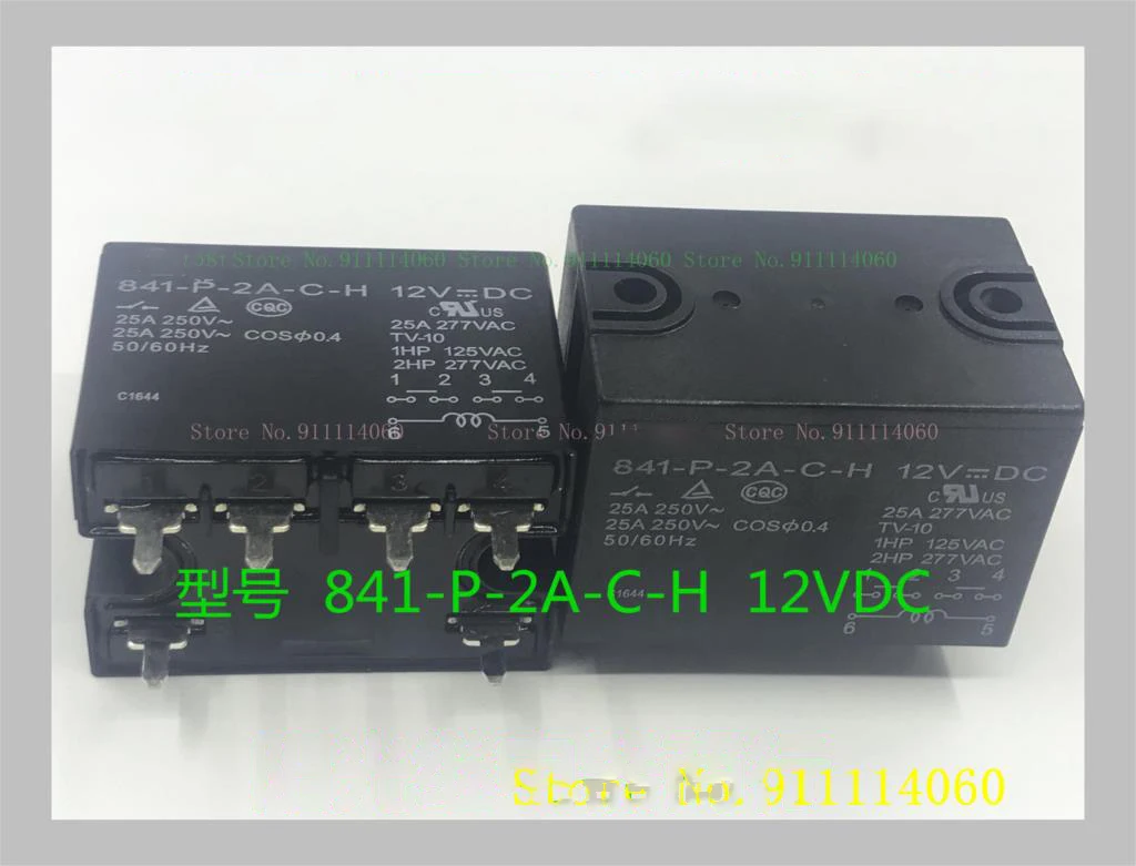 841-P-2A-C-H 12VDC 6