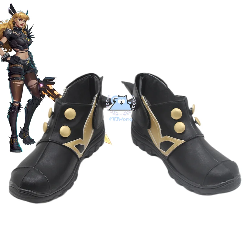 

Game Marve Rivals Magik Cosplay Shoes Darkchylde For Hallowmas Carnival Props Rivals Role Play Women Men Shoes