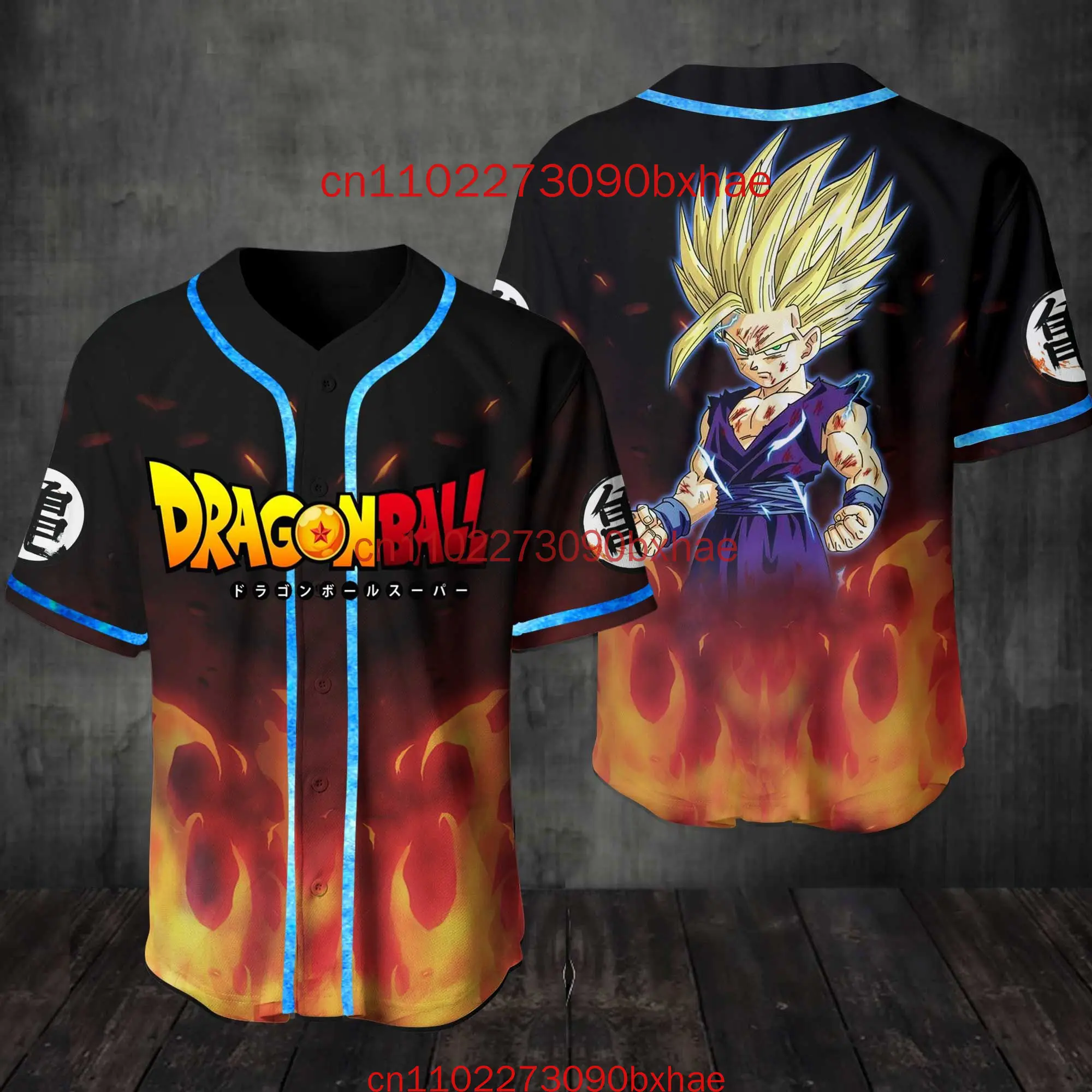 

Dragon Ball Greatest Heroes Baseball Jersey 3d Print Dragon Ball Costumes Cosplay Fashion Men's And Women's Kids Baseball Shirt