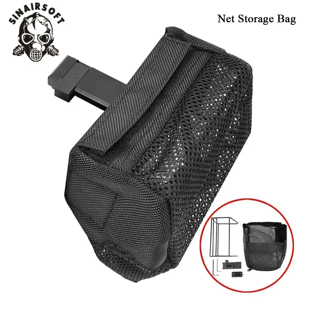 SINAIRSOFT New Quick Release Shell Catcher With Detachable Picatinny Heat Resistant Thickened Brass Catcher Nylon Mesh For Rifle