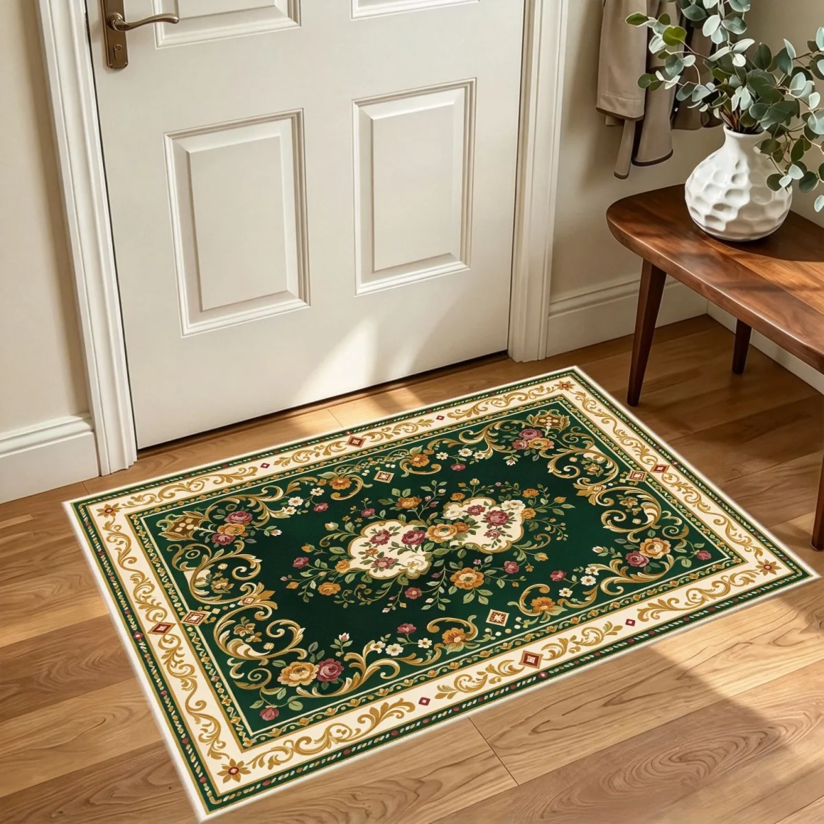 City Road Map Indoor Door Mat, Cartoon Traffic Floor Rug, Home Entrance Hallway Carpet