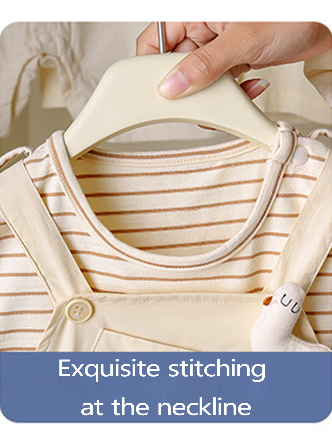 3D-Entenmuster-Outfit für Babymädchen: Süßes zweiteiliges Sommer-Set für Neugeborene mit verstellbaren Trägern für Ausflüge und Kleinkinderkleidung – Detail 3