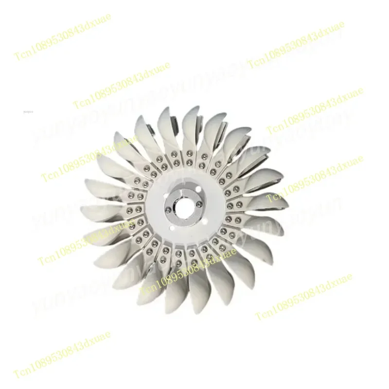 250x56mm Hydro Turbine Runner, 25mm Bore DIY Micro Hydro Generator Impulse Wheel