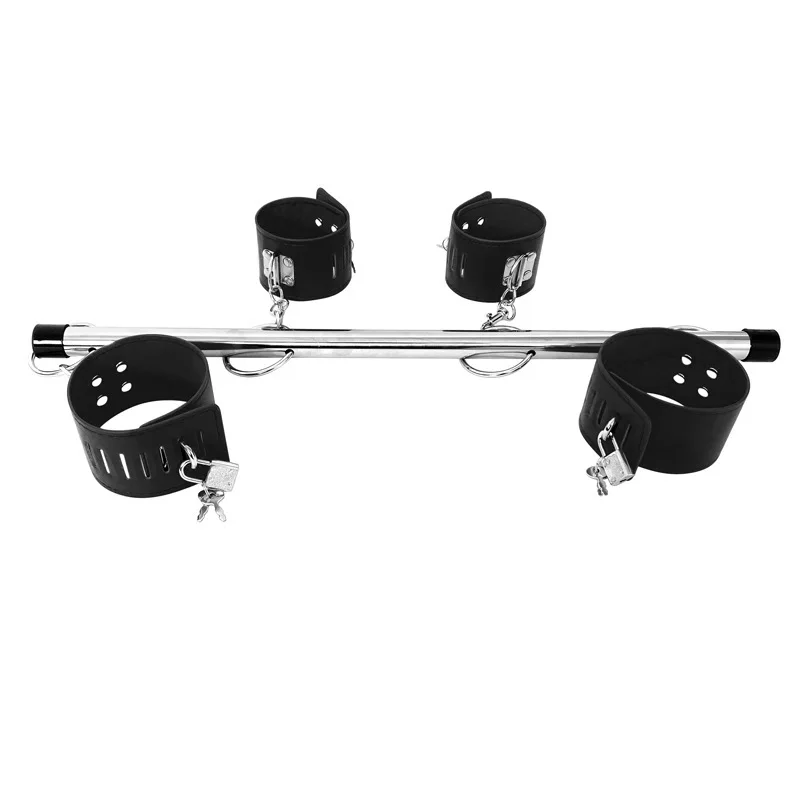 BDSM Hand Restraint Sex Spreader Bar Open Leg Handcuffs Sex Toy Set SM Bar Spre…