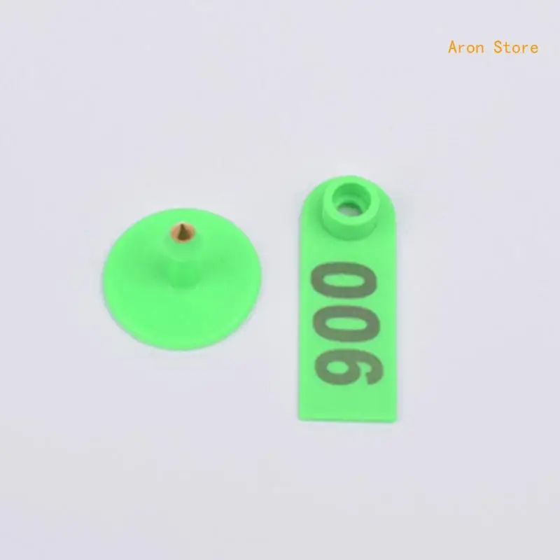 Farm Animal Livestock Supplies No.001-100 Sheep Ear Tags Poultry Anti_Lost Tools H3CF