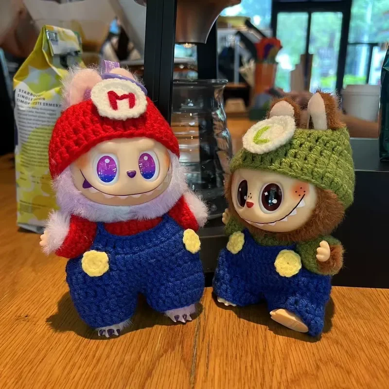 

Suitable For 17cm Ropa Labuv1 V2 V3 Handmade Crochet Doll Clothing Set Cute Same Anime Style Accessories Holiday Clothing Set