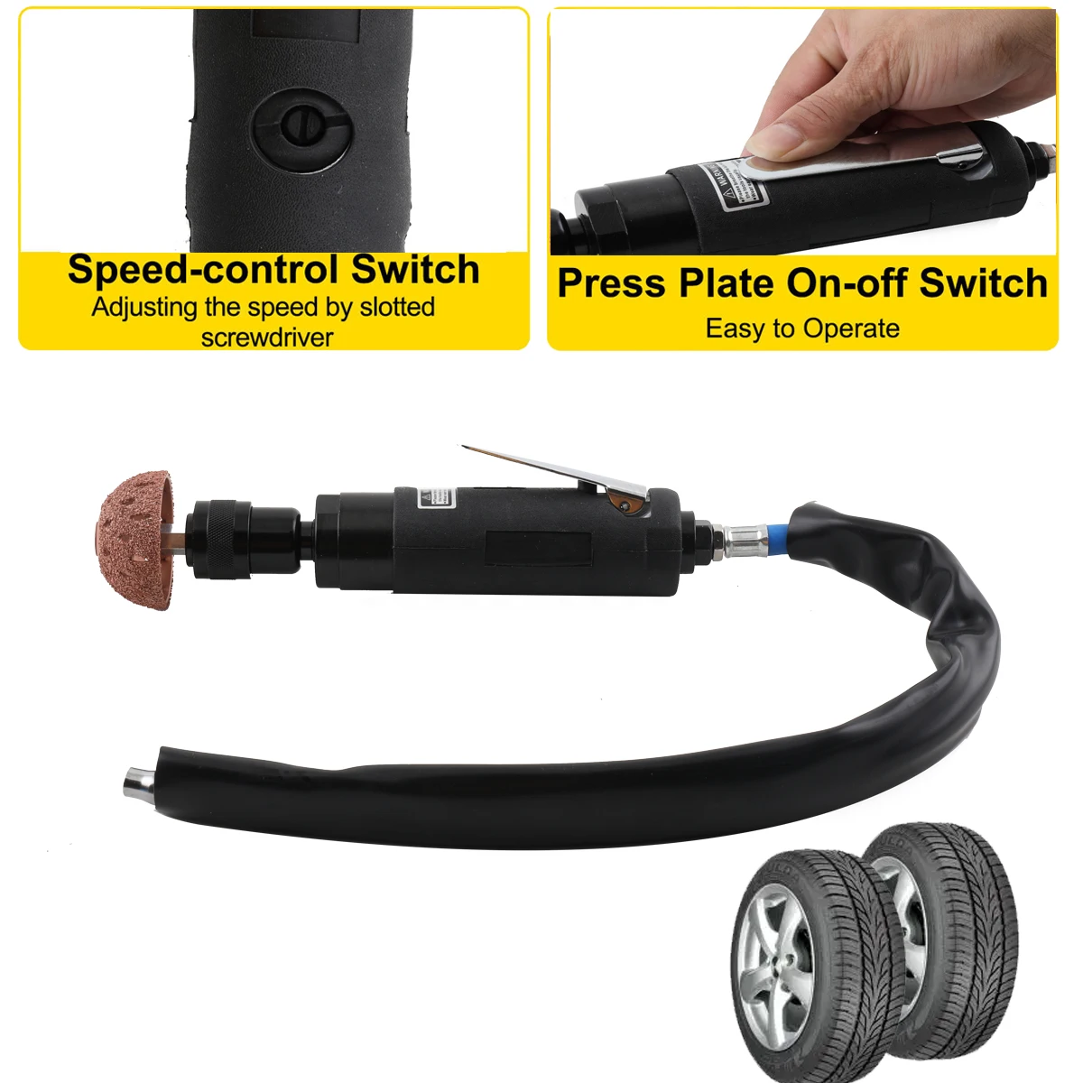 2500 دورة في الدقيقة الهوائية الصغيرة آلة طحن وتلميع الإطارات إصلاح طاحونة أداة الإطارات إصلاح طاحونة الإطارات أداة إصلاح الإطارات ساندر