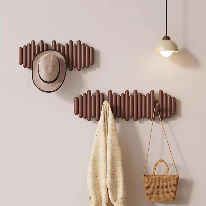 

Wall Space Saving Coat Racks Nordic Wooden Garment Modern Pants Hallway Coat Racks Open Minimalist Perchero Salon Furniture