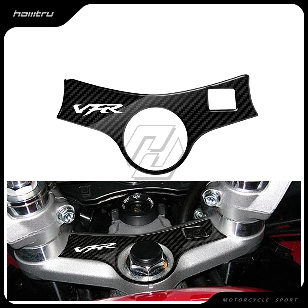 

3D Carbon-look Upper Triple Yoke Defender Case for Honda VFR 800 2002-2006 decoration