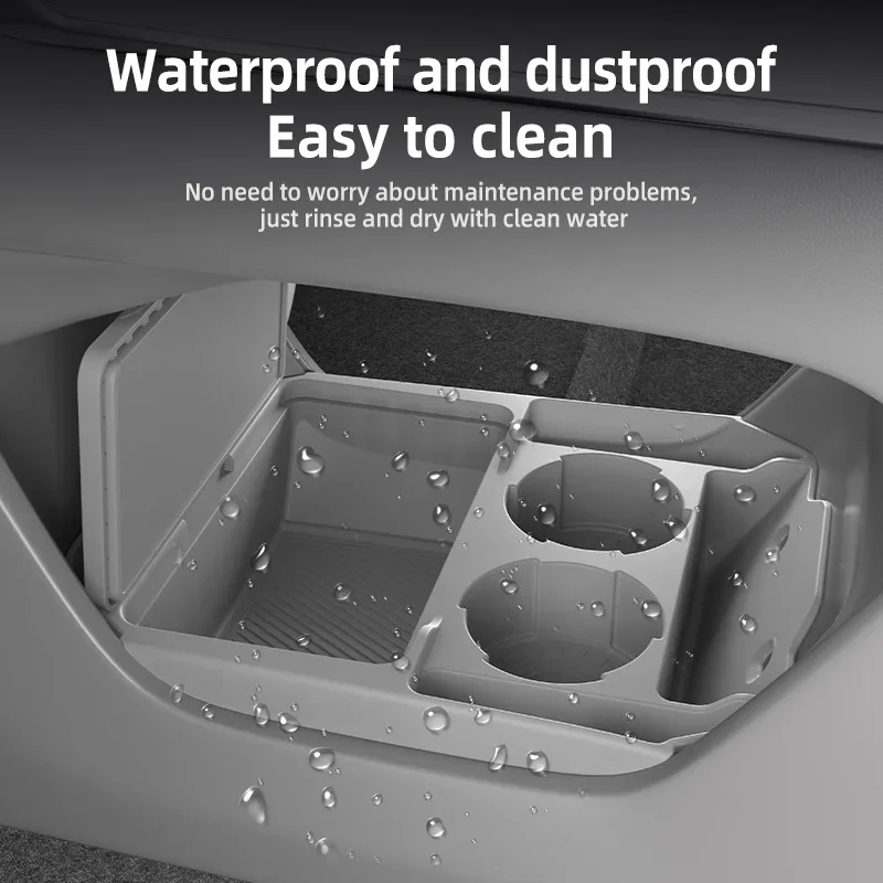 

Силиконовый коврик-органайзер для центральной консоли Zeekr 7X (2024), устанавливаемый под отсеком для хранения, для интерьера автомобиля