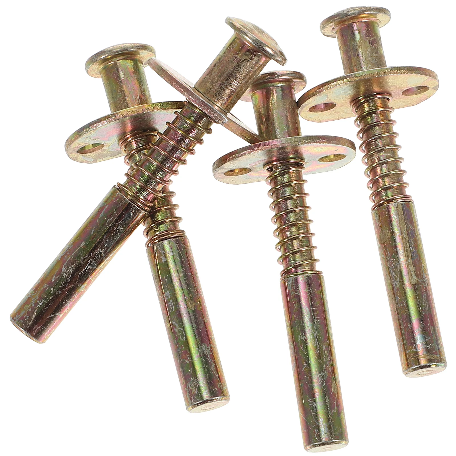 

4pcs Spring Loaded Latches Iron Material Easy Install Cot Bed Storm Window Clips Hardware Slide Lock Pin Baby CribLatch Plunger