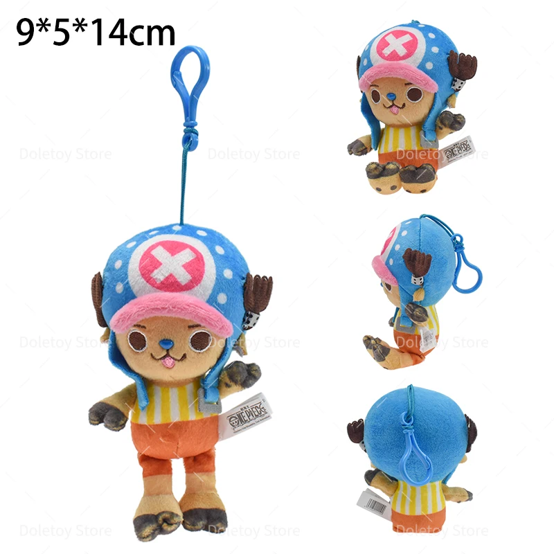 14 Stile Einteiliger Plüsch-Schlüsselanhänger Puppe Luffy Tony Chopper Sabo Ace Blumen-Blumen-Frucht Weiches Stofftier Rucksack-Ornamente Spielzeug – Detail 15