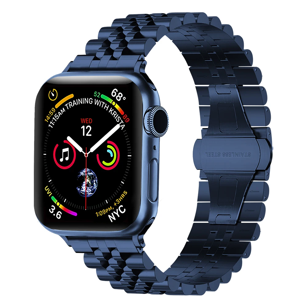 Metal Strap For Apple Watch Ultra 3/2/1 49mm S12 11 10 42mm 46mm Bracelet Wristband iWatch 9 8 7 6 5 4 45mm 41mm 44mm 40mm Band