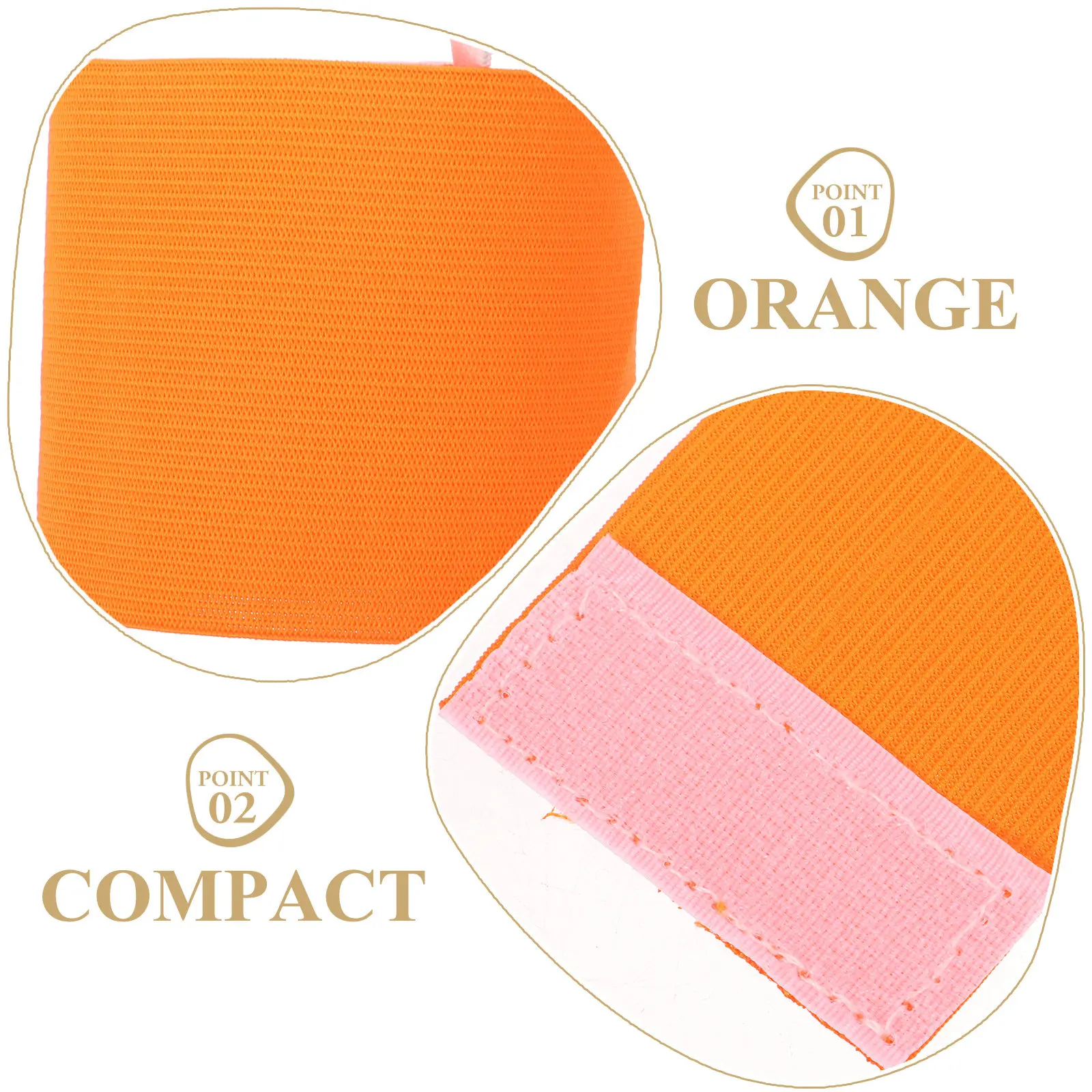 5Pcs Antislip Arm Bands for Kids Stylish Functional Adjustable Hook Loop Fastening Soccer Captain Armbands Team Sports Match view 3