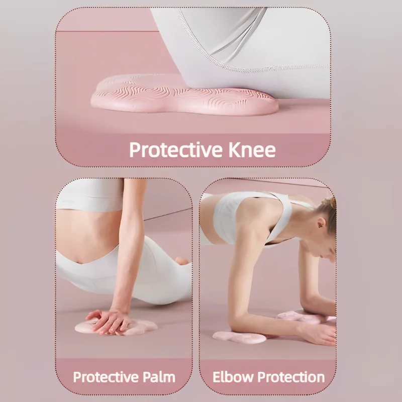 Tpe Thickened Anti Slip Yoga Kneeling Protective Pad Knee Soft Flat Support Slow Rebound Non-Slip Sports Fitness Mat Solid Elbow