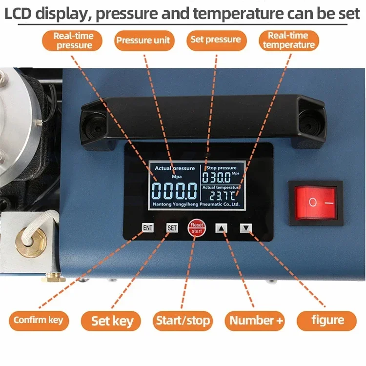 Pressure Air Compressor Pump 1800W 220V 50L/min 30MPA