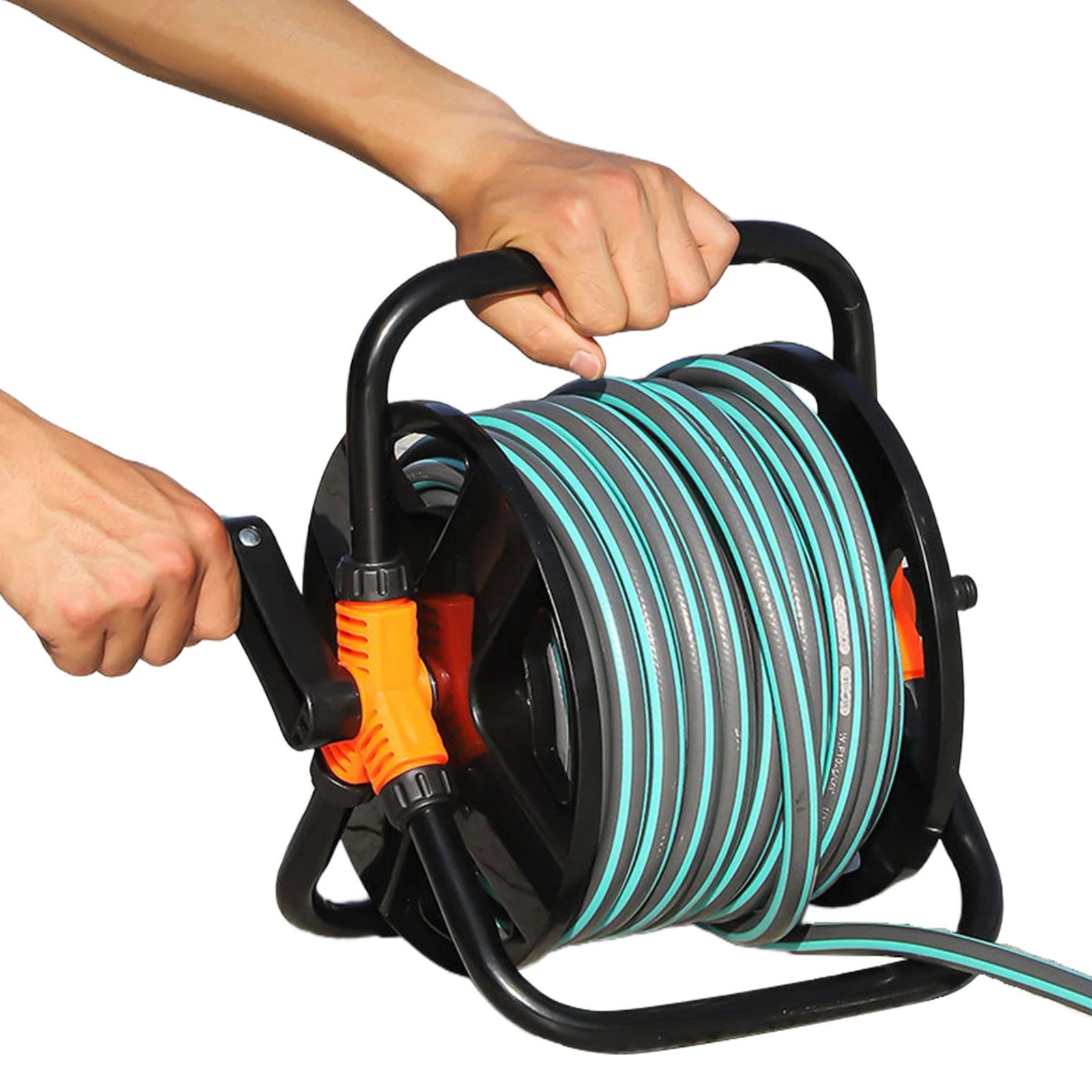 Water Pipe Storage Rack Multi-Purpose Portable Hose Storage Reel Wear Resist Watering Hose Winding Reel Garden Supplies