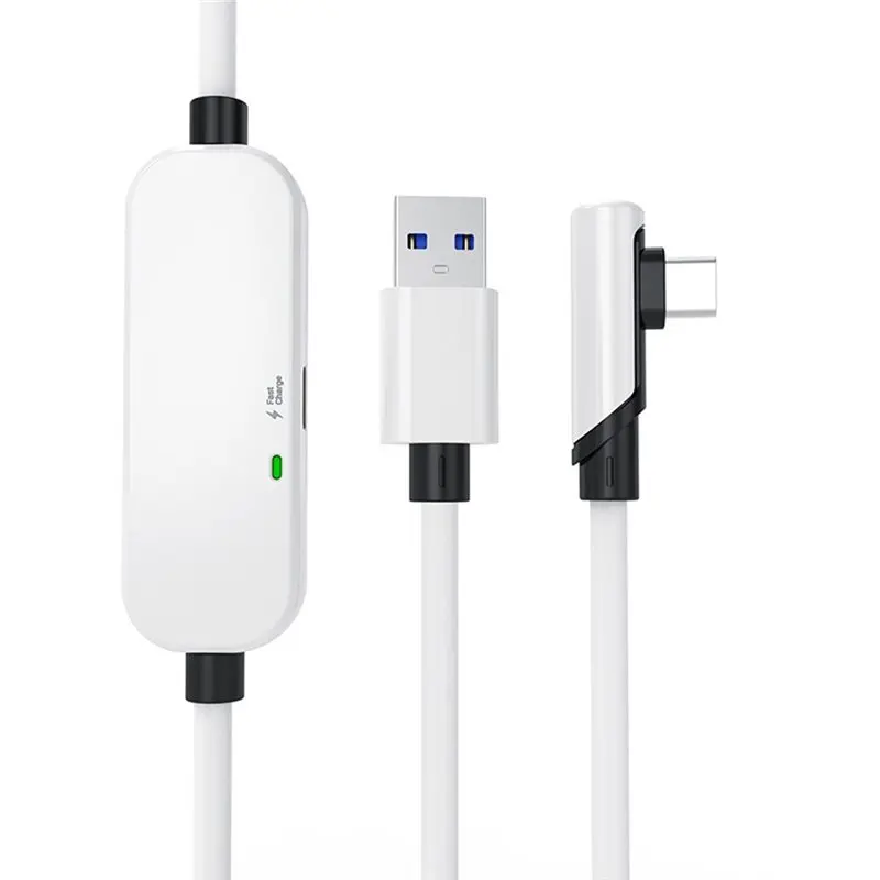 【CYBER MONDAY】VR Headset Link Cable USB Universal For Meta Quest 3S/3/2 For PICO 4 Fast Charging Data Transfer Cord 16FT