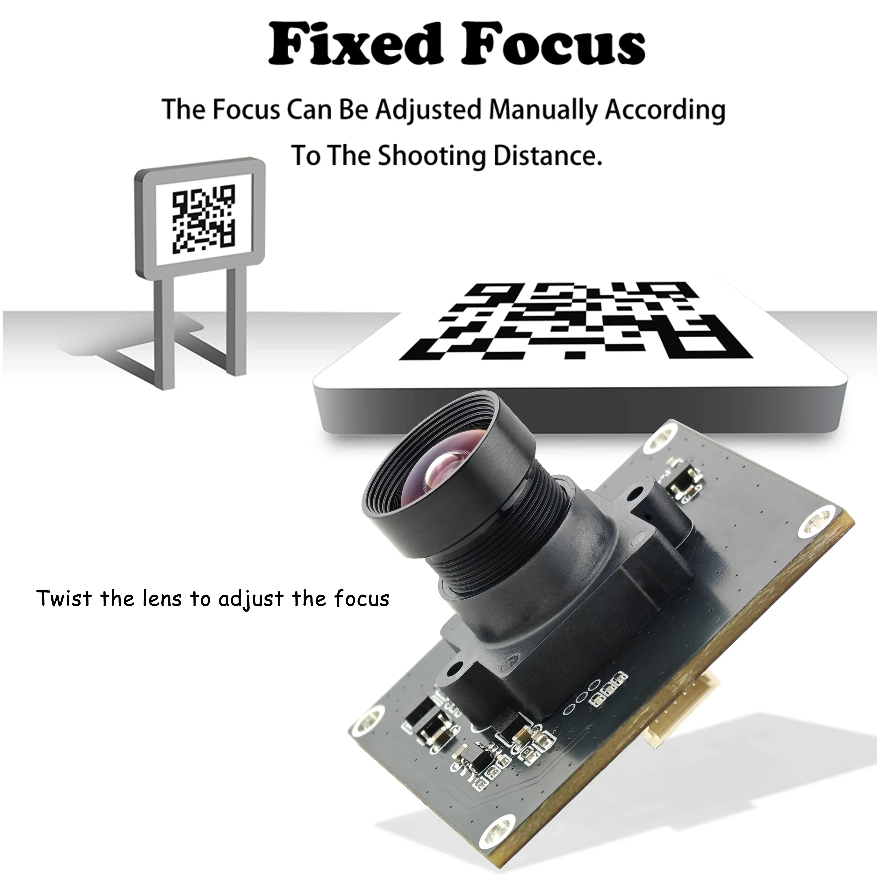 In stock High-Speed 1080P 2.3MP AR0234 Sensor Module 1/2.6 Inch USB Camera Kit with 95FPS Global Shutter and Wide Angle Low Powe