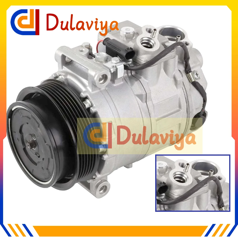 New AC Compressor & AC Clutch For Mercedes S430 CL500 C230 CLK320 ML320 C320 0002302811 0002305111 0002306511 000230651160