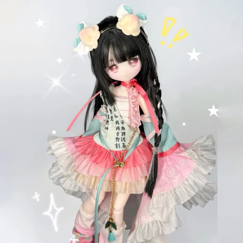 

Inedible Dolls Blind Box Lovely Kwaidan 1/8 Scale Hair Transplant Bjd Figurin Cute Spooky Rabbit Themed For Collectors Doll