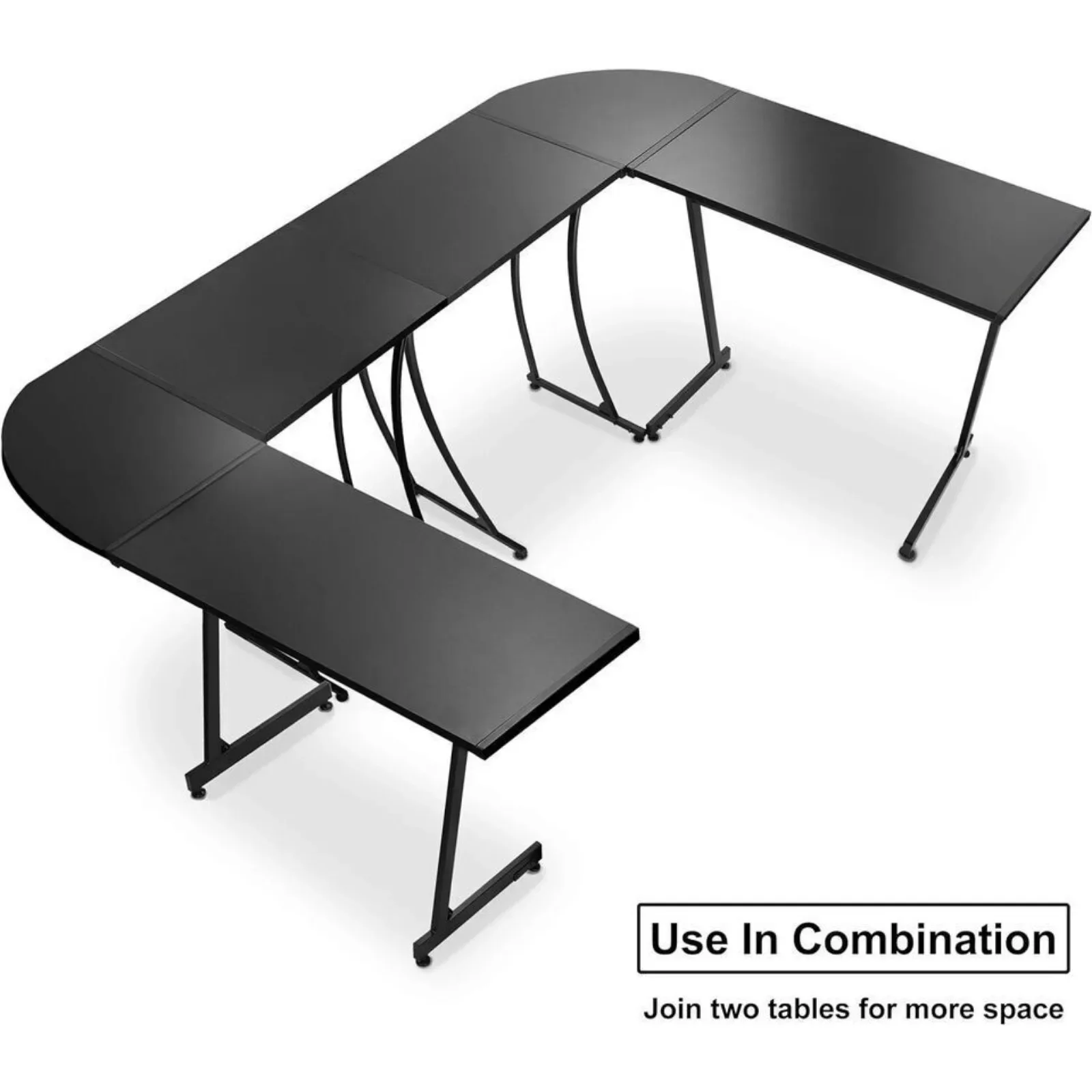 Mesa em forma de L para jogos de computador, mesa portátil, Workstation, EUA, 58"