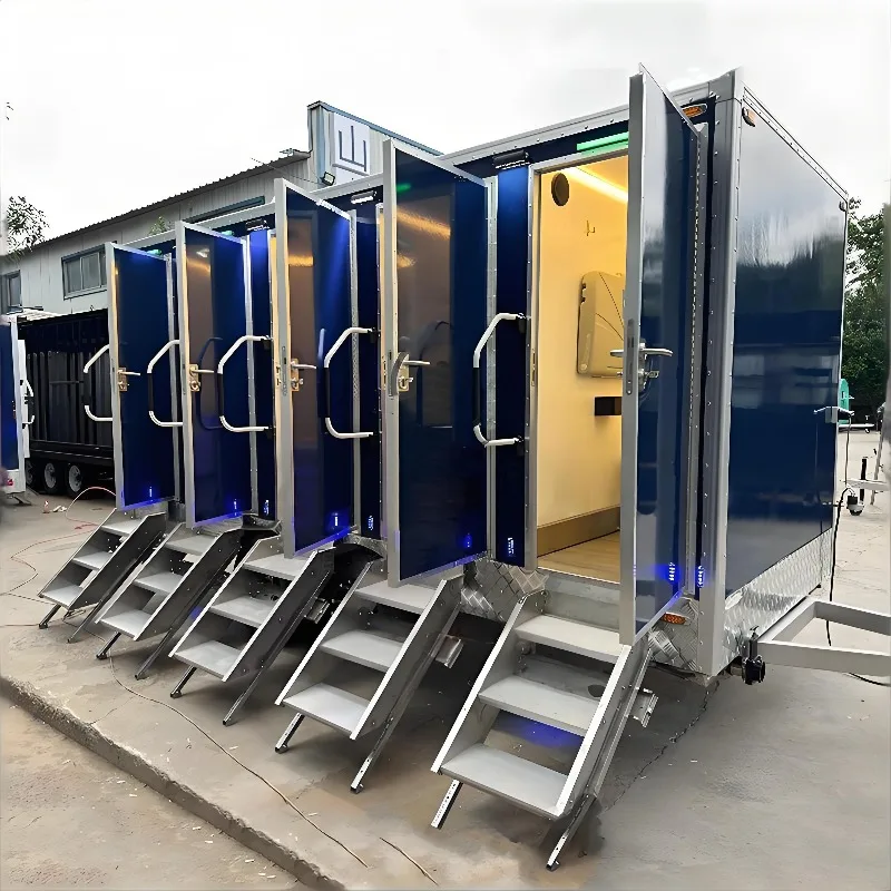 Air Conditioned Mobile Restroom Trailer Portable Outdoor Bathroom with Modern Design