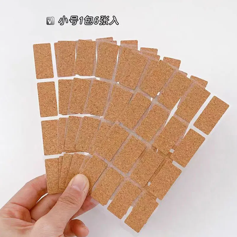 72/192Pcs Self-Adhesive Oak Wooden Labels Stickers Classification Tags Sticker Name Sticker Container Blank Label DIY Craft Cork