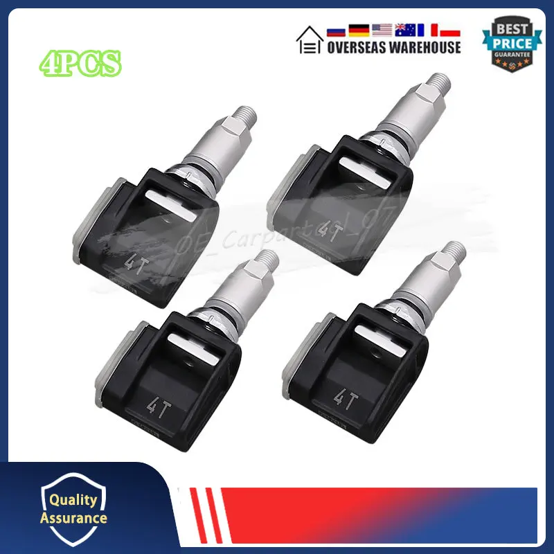 

Tire Pressure Sensor 4Pcs For 2020 2021 2022GMC Sierra 3500 Chevrolet Camaro Silverado TPMS TYRE PRESSURE MONITOR SENSOR 433MHz