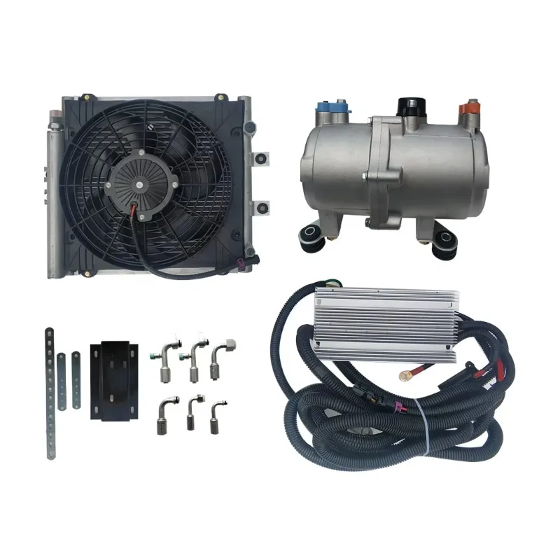 Air Conditioning Equipment Hidden Flexible Installation of 24v Truck Trailer Parking Air Conditioner 12v Car Air Conditioner