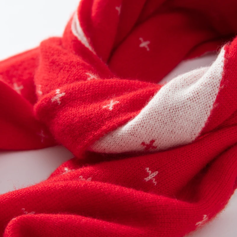 KOIJINSKY Cashmere Knitted Scarf 180×30cm Soft Warm Pashmina Shawl Wrap Women Scarves Spring Autumn Winter Gift