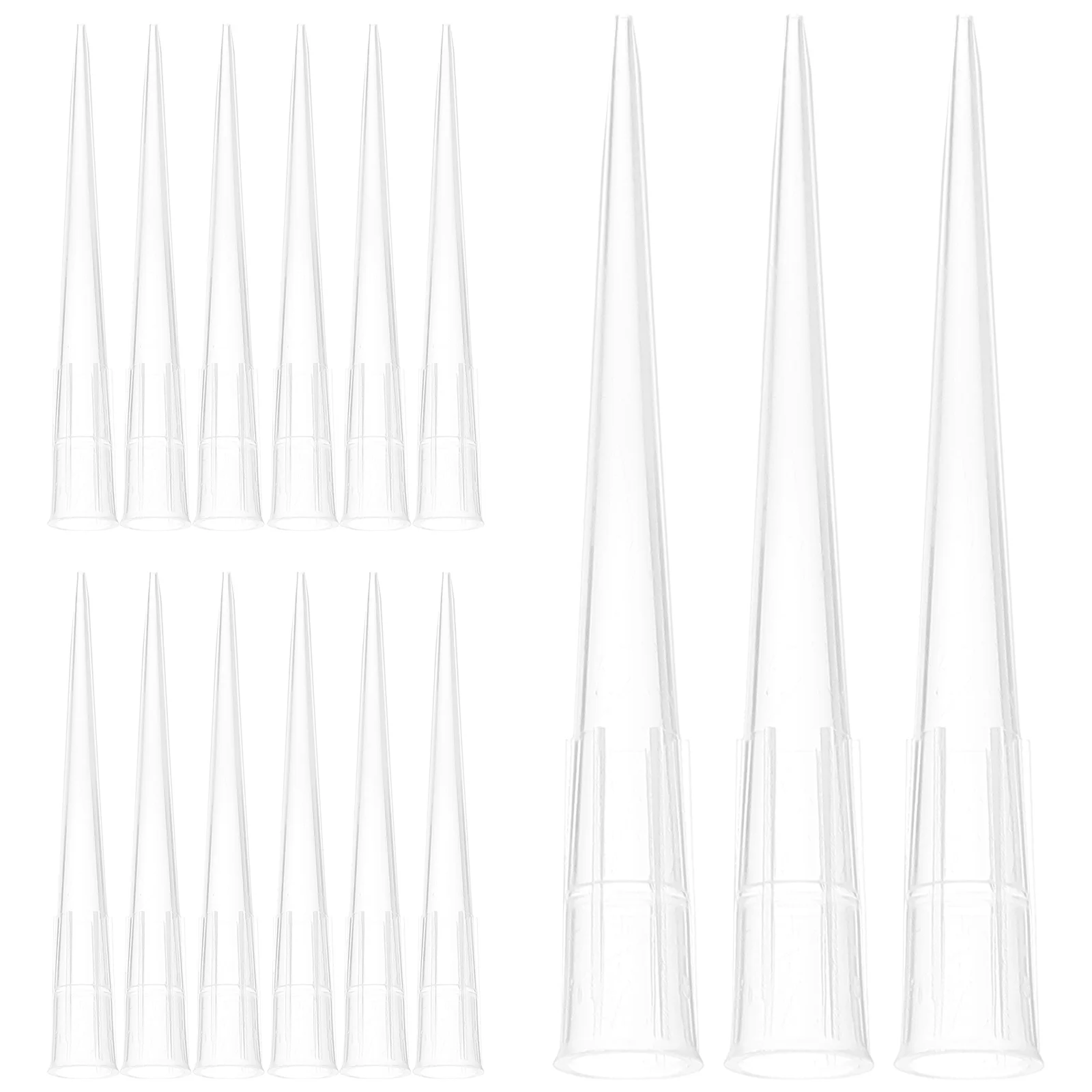 

50 Pcs Flower Mud Holder Floral Vial Stand Stem for Flowers Plastic Tube Water Tubes Pointed