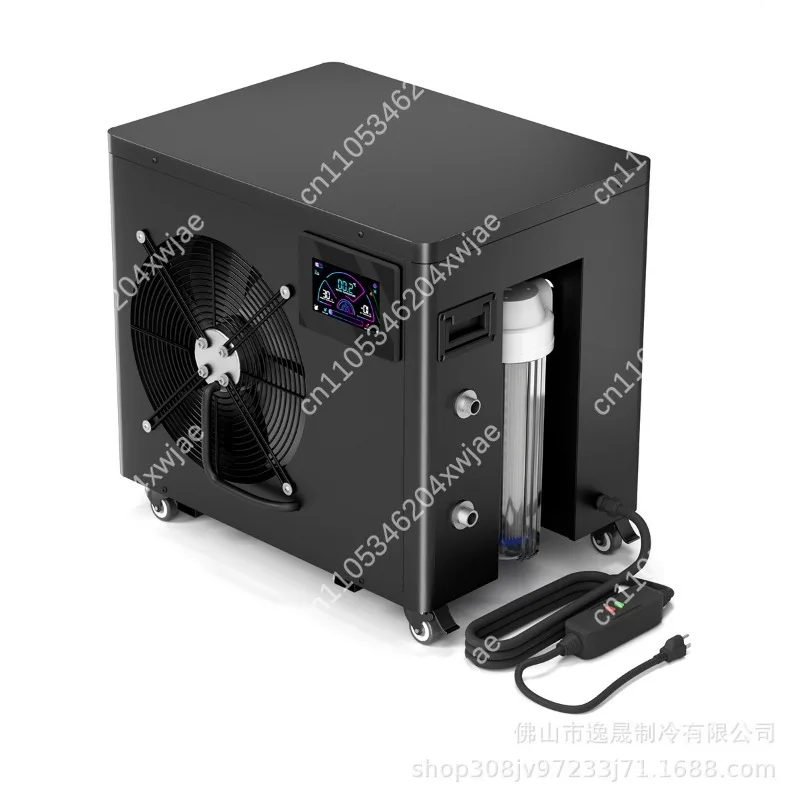 Portable Smart Ice Bath Machine 1HP 0°C Quick Cool, WiFi Controlled Cold Plunge Tub for Sports Recovery Fitness and Sauna