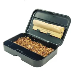 Caja de tabaco para hierbas, estuche para liar cigarrillos, soporte para papeles de liar, caja de almacenamiento de tabaco para hierbas