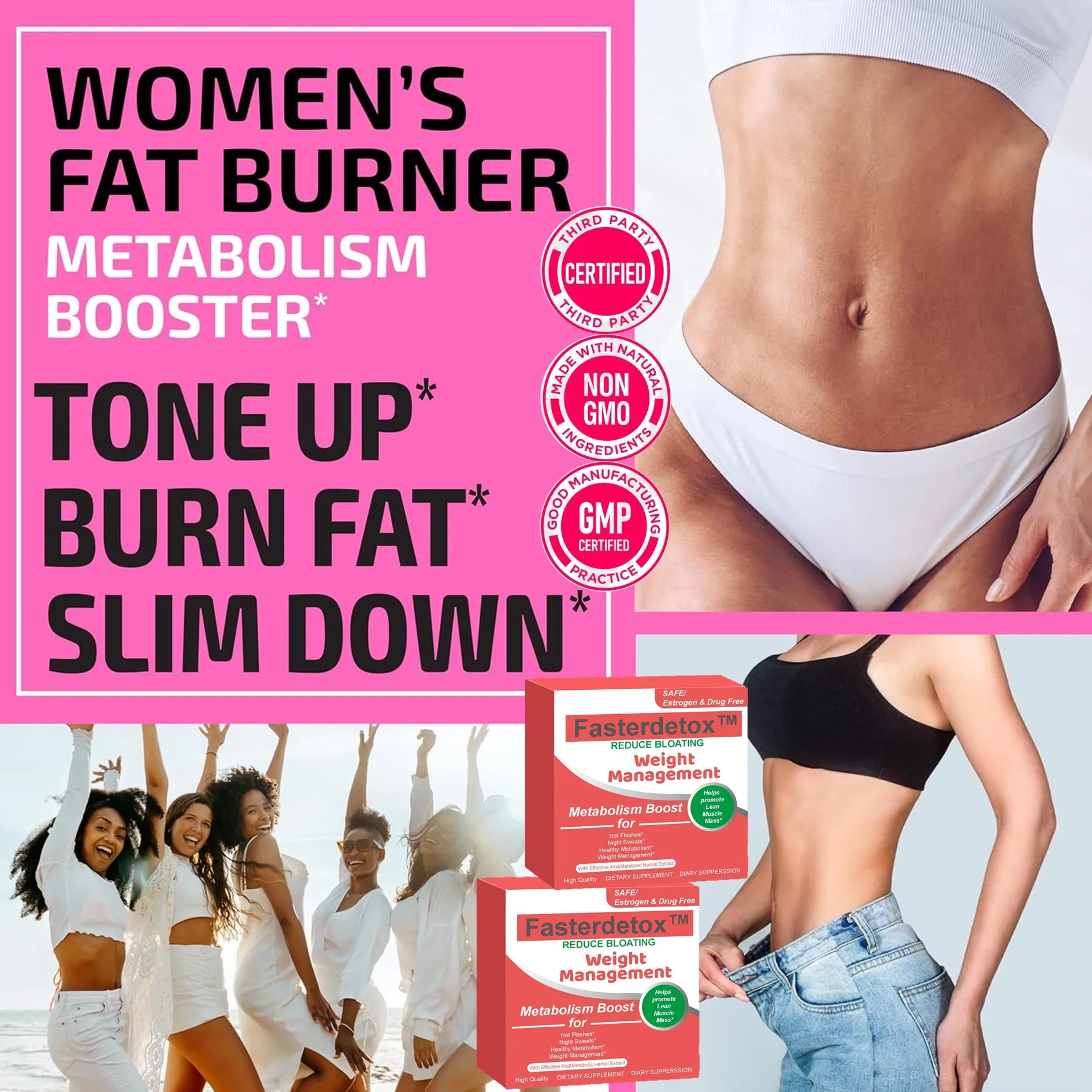 Natural Herbal Detox Powerful Fat Burning Weight Loss Product Fast Reduce Detoxification