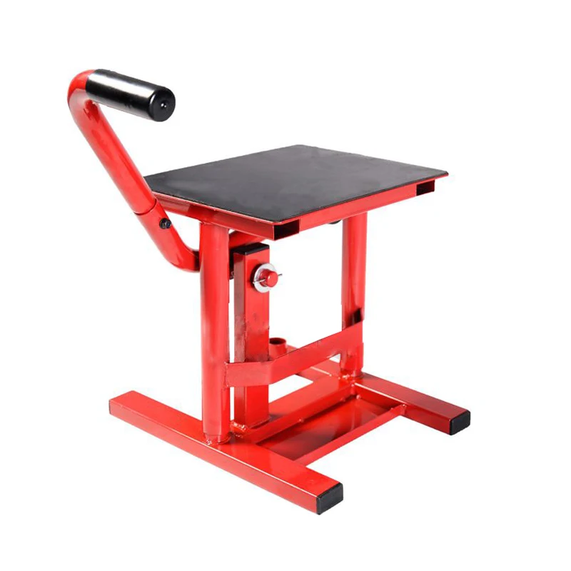 

Подставка для подъема мотоцикла и подставка для ремонта, регулируемая рабочая подставка для велосипеда, устойчивая опора для обслуживания/очистки, универсальная посадка