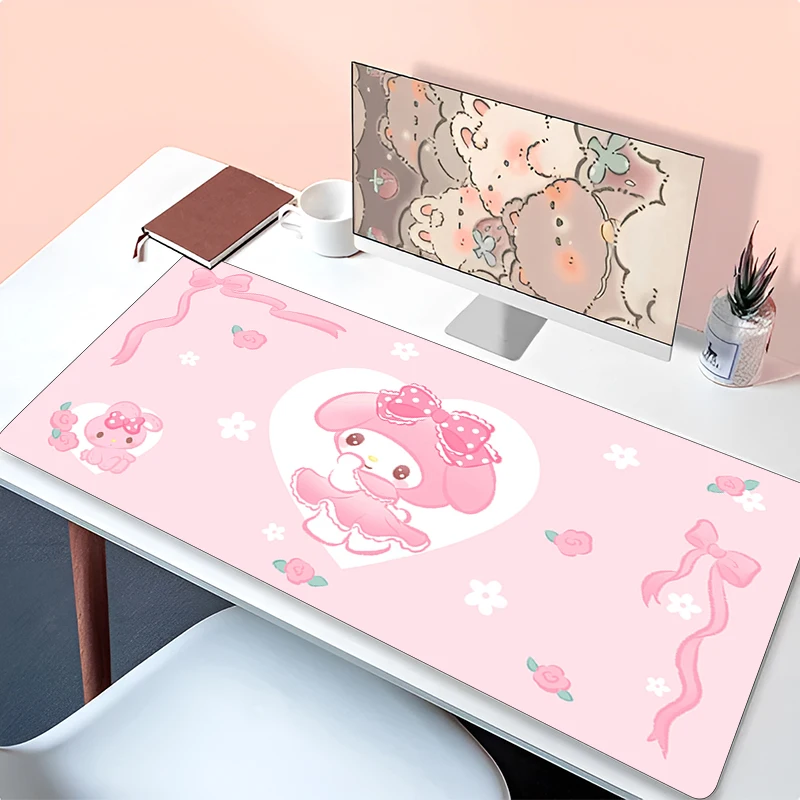 

Anime Computer Mouse Pad M-my M-melody Gamer Mouse Pads Large Gaming Mousepad XXL 900x400 Desk Mause Pad Keyboard Mouse Carpet
