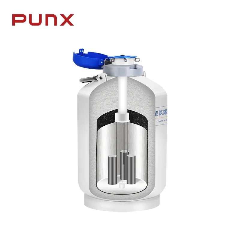 High Quality Industrial Liquid Nitrogen tank Container 10 Liter Liquid Nitrogen Container Capacity