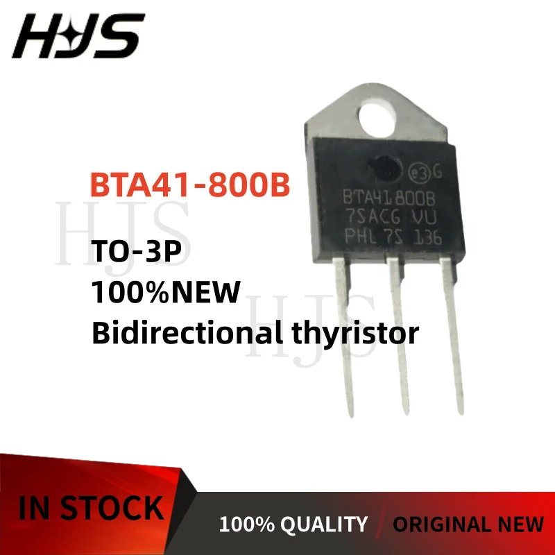 5-20PCS BTA41-800B TO-3P BTA41 800B Bidirectional thyristor TO3P Brand new In stock