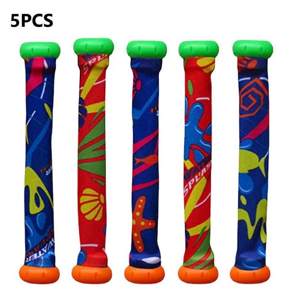 5Pcs 18*3cm Underwater Diving Dive Stick Toy Underwater Swimming Diving Pool Toy Under Water Games Training Diving Sticks