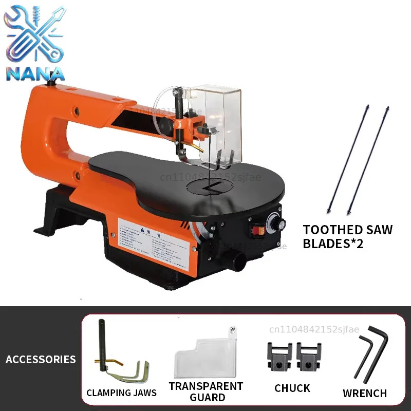 Bench-Top Scroll Electric Band  Woodworking Jigsaw Small Carving Reciprocating Scroll  Household Wire