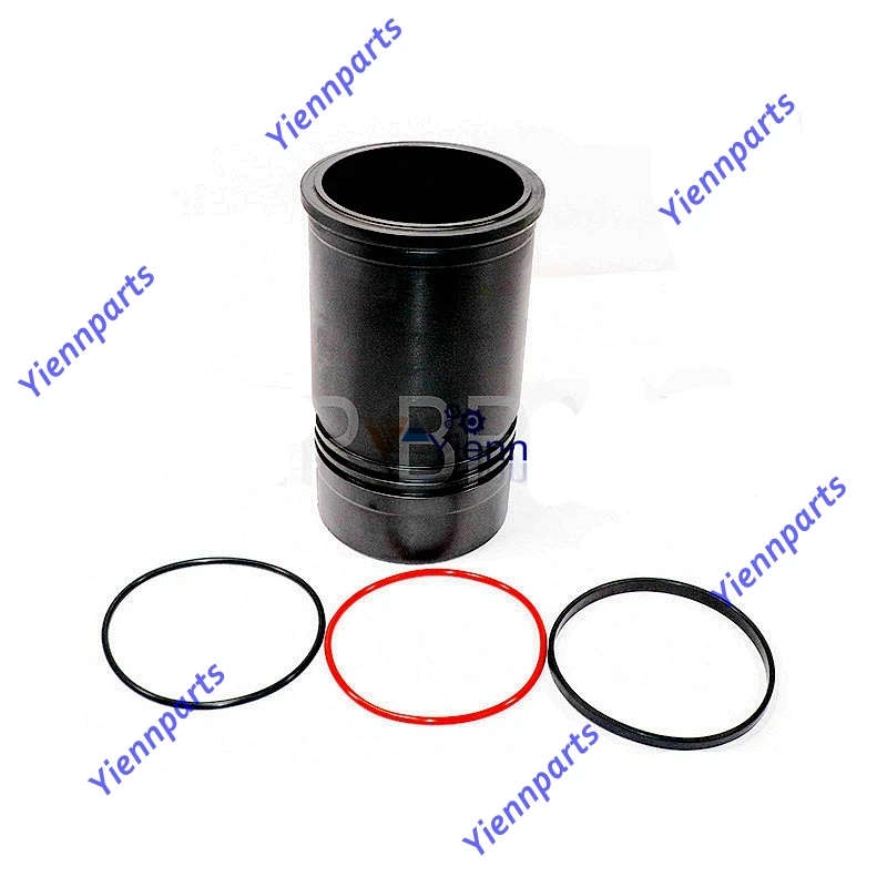 For Mitsubishi 6D22 CYLINDER LINER ME051217 With Liner O-RING SEALS FIT Truck FP308 MP518 Diesel Engine Overhual Repair Kit